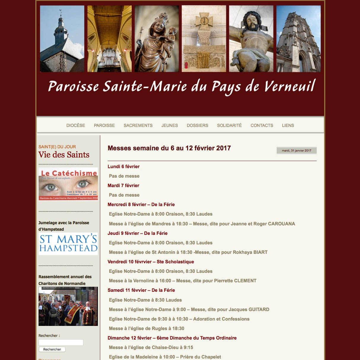 Paroisse Saint-Marie du Pays de Verneuil