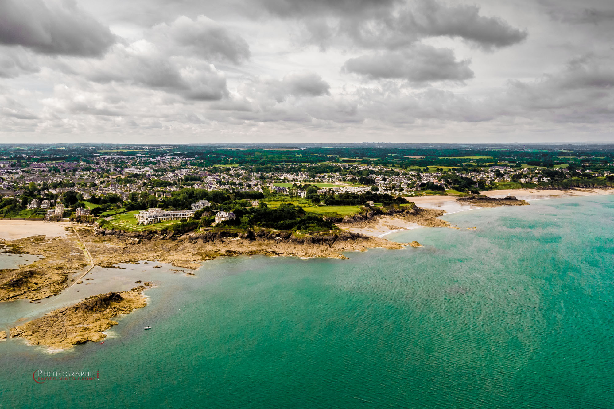 Vue sur la côte de Dinard