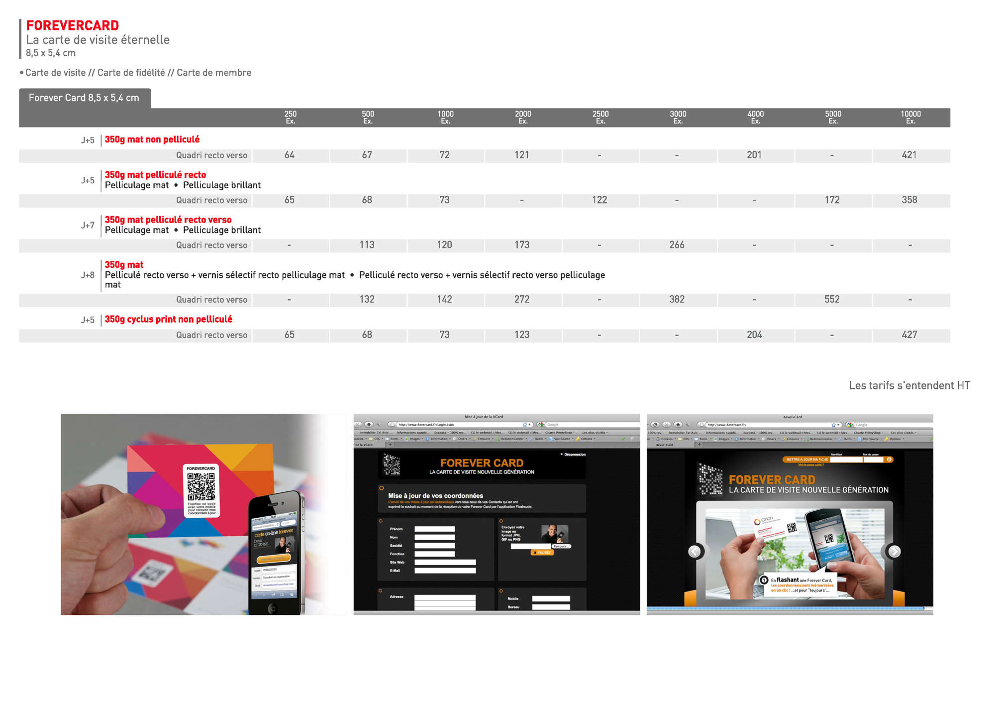 CARTERIE Forever card