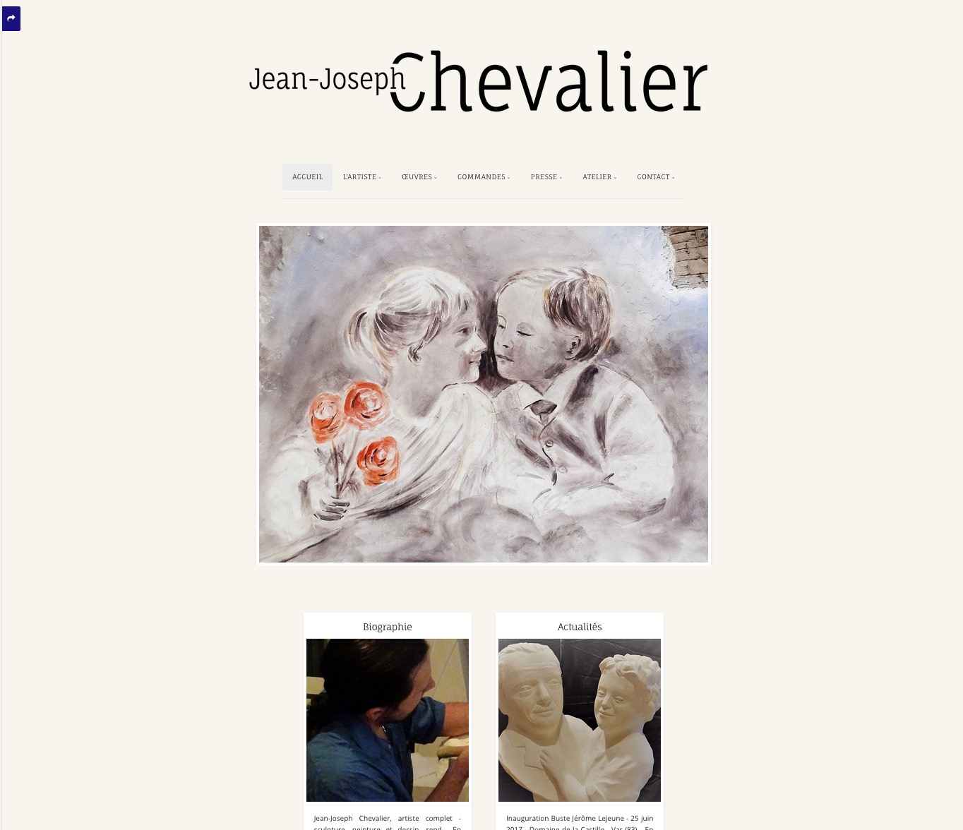 Jean-Joseph Chevalier, peintre, sclulpteur