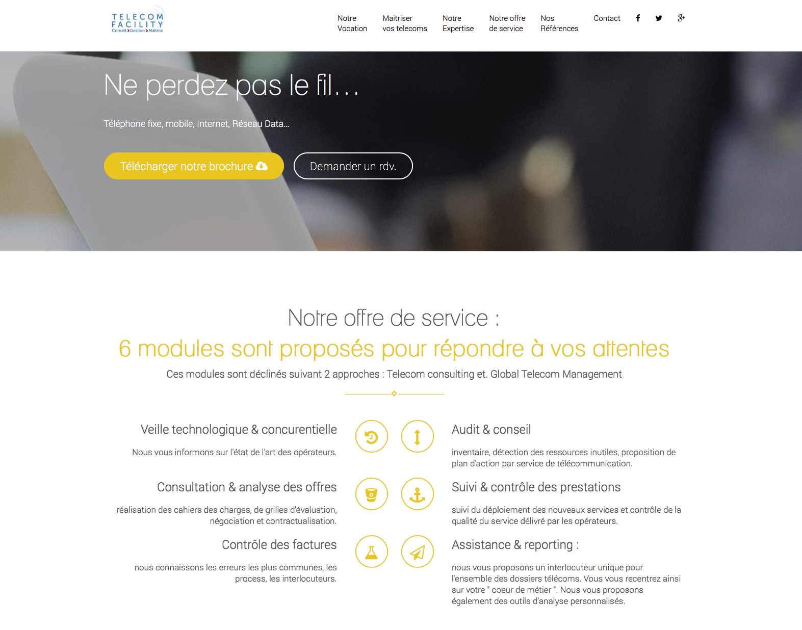 FACILITY-TELE.COM : Conseil>Gestion>Maitrise